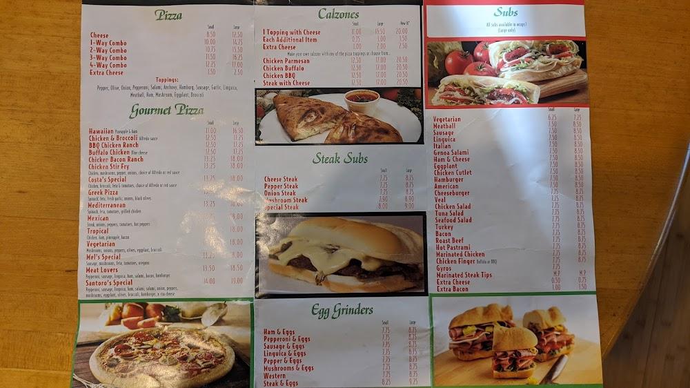 Santoros Pizza & Subs Hot Dogs